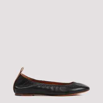 Lanvin Black Slip On Ballet Flats
