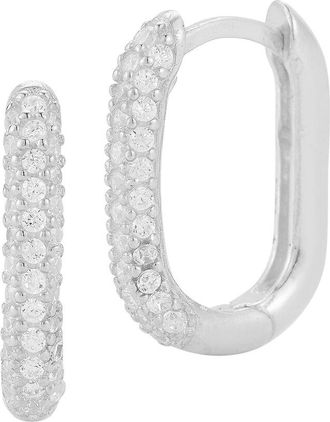 Glaze Jewelry Silver Cz Earrings