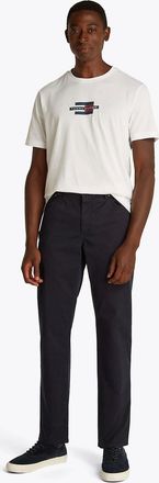 Tommy Hilfiger Mens Tommy Hilfiger Denton 5 Pocket Cotton Mens Trouser - Desert Sky - Blue/Black - Size: W36 l32