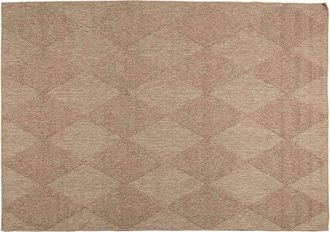 vidaXL Alfombra Para Interiores Y Exteriores Agira Natural Poli&eacute;ster Vidaxl