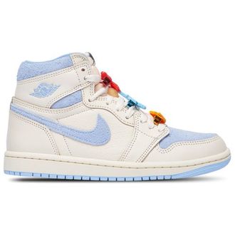 Nike Jordan Womens Air Retro 1 Hi RMSTD - Basketball Shoes Blue/White Size 10.0