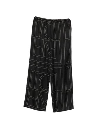 Toteme Black Relaxed Fit Pajama