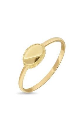 Bony Levy 14K Yellow Gold Oval Stackable Ring at Nordstrom Rack, Size 8