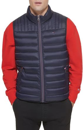 Tommy Hilfiger Packable Faux Down Vest in Midnight at Nordstrom Rack, Size X-Large