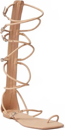 Jeffrey Campbell Womens Gladia Gladiator Sandal In Beige