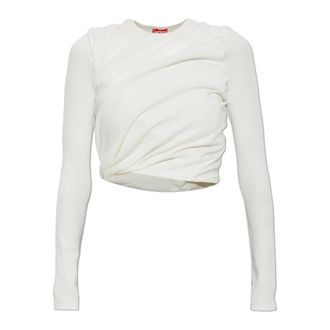 Diesel Dames, Tops, Wit, Maat: XS Katoen