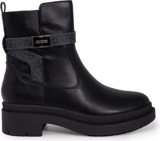 Guess Grijze Polyethyleen Dames Winterlaarzen - Dames - Enkellaarsjes - Zwart - 40 EU - Schoenen
