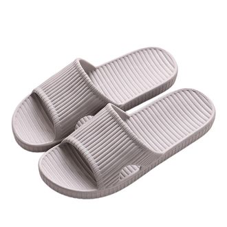 Generic Sliders Women, Womens Shower Slipper, Non-Slip Bathroom Shoes Beach Flip Flops Pool Slides Quick Drying Indoor Outdoor Summer Sandal Grey