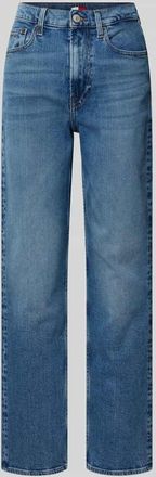 Tommy Jeans Straight Fit Jeans aus Baumwoll-Mix Modell LAYLA in Jeansblau, Größe 25/32