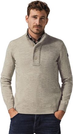 State of Art trui half-zip gem&ecirc;leerd lange mouw