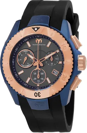 Technomarine UF6 Chronograph Quartz Gunmetal Dial Mens Watch TM-621037