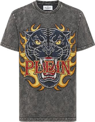Philipp Plein T-Shirt Urban Jungle - - Tops - Donna - Grigio - S