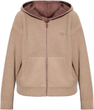 Diesel Wool Sweater M-Pickly - Dames - Vesten - Roze - 2XS - Wol - Truien & Vesten