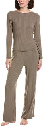 Natori 2Pc Harmony Rib Pajama Set