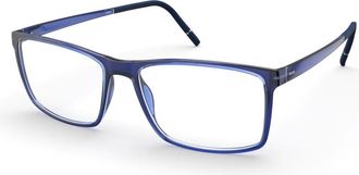 Silhouette unisex, Accessoires, Blauw, Maat: 57 MM