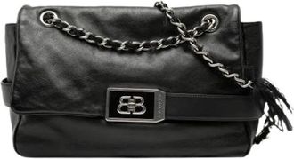 Balenciaga Pre-owned Vintage Schoudertas - Dames - Vintage Schoudertas - Zwart - ONE Size - Leer - Vintage