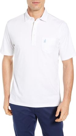 Johnnie-O The Original Regular Fit Polo in White at Nordstrom, Size Xx-Large