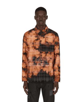 Slam Jam Check Shirt Black