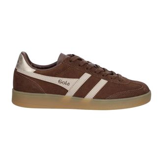Gola Schoenen, Dames, Bruin, 36 EU, Leer, Viper Sneakers