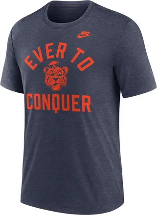 Nike Auburn Legacy Mantra Nike Mens College T-Shirt in Blue | NJFDEX52AUV-1MJ