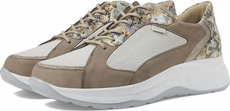 Finn Comfort Womens Piccadilly Sneaker In Grey/beige/mountain