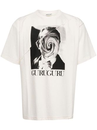 Undercover graphic-print cotton T-shirt - White