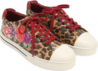 Brighton Womens Spots Sneaker In Leopard