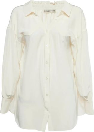 Pucci Camicia in seta - Bianco