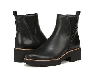 Naturalizer Darry-Bootie Water-Repellent Womens Shoes Black Leather : 8.5 N (AA)