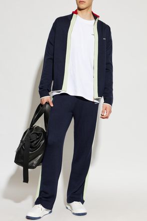 Casablanca Wool Trousers, Mens, Navy Blue