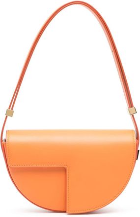 Patou Le Petit Patou shoulder bag - women - Calf Leather - OS - Orange