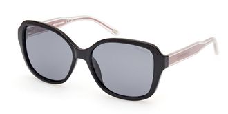 Skechers SE6359 Polarized 01D Womens Sunglasses Black Size 57