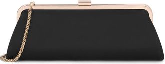 Kazar Oblong Fabric Clutch - Dames - Clutches - Zwart - ONE Size - Tassen