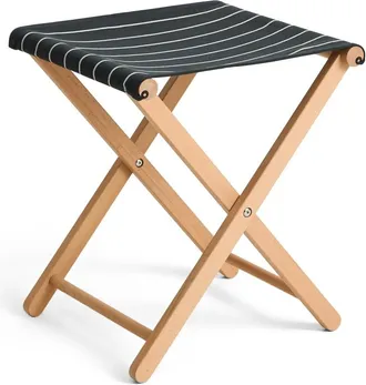 HAY Home, unisex, Zwart, ONE Size, Outdoor Market Vouwbare Kruk