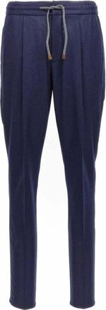 Brunello Cucinelli Heren, Broeken, Blauw, Maat: XL