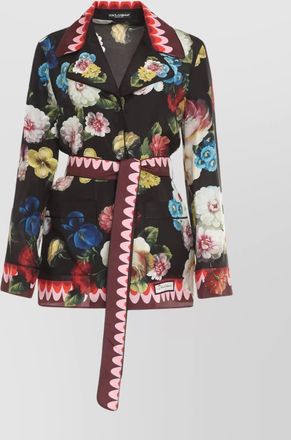 Dolce & Gabbana printed silk blouse