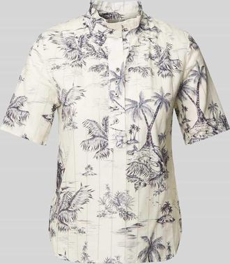 Zadig&Voltaire Slim Fit Bluse mit Stehkragen Modell TOPHER in Beige, Gr&ouml;&szlig;e XS