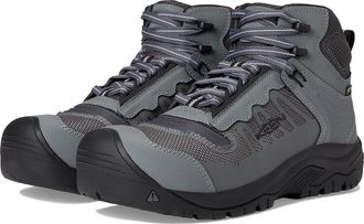 Keen Reno KBF Mid Waterproof (Comp Toe) Mens Shoes Magnet/Black : 11.5 D - Medium, Leather/Synthetic