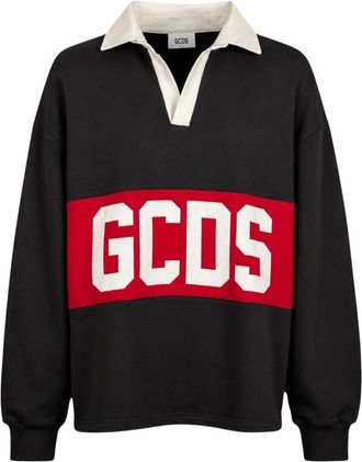 GCDS Hombre, Camisetas, Negro, Talla: XL