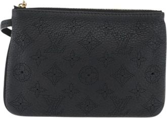 Louis Vuitton Pre-owned Clutches, female, Black, Size: ONE SIZE Pre-owned Vintage Leather Clutch