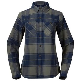 Bergans Nordmarka Flannel Shirt Hemd f&uuml;r Damen | blau/grau