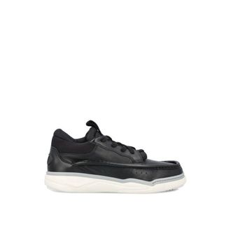 Valentino Garavani Black Lamb Leather Low Top Mens Sneakers