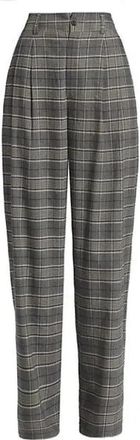 Anine Bing Carrie Broek - Dames - Broeken - Grijs - XL - Wol - Broeken