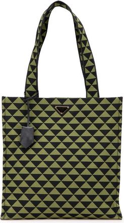 Prada Pre-owned Prada Jacquard Triangolo Symbole Shopping Tote Ladies ECIQ61IA4IXHXQ8N