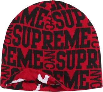 SUPREME FW26 Reversible Camo Beanie Red SUP-FW26-1073-RED