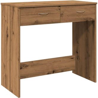 vidaXL Vidaxl - Escritorio de madera de ingeniería roble artisian 80x40x75 cm