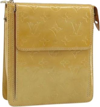 Louis Vuitton Pre-owned Mini Bag - Dames - Vintage Mini Tas - Beige - ONE Size - Leer - Vintage