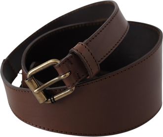 Plein Sud Leather gold Metal Buckle Womens Belt