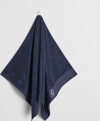 GANT Home decor Embroidered Towel 70X140 (70x140) MARINE