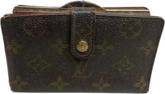 Louis Vuitton Pre-owned Canvas Portemonnee - Dames - Vintage Accessoires - Bruin - ONE Size - Vintage